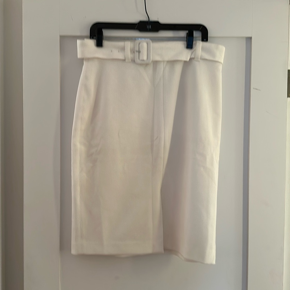 Club Monaco belted midi skirt NWT